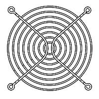 ebm-papst LZ30 Guard Metal Finger Guard for 120mm Fans, 8-Ring