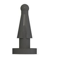 Essentra Components FM-8 Mounting Hardware Fan Mnt Rivet,Black,30A Durometer