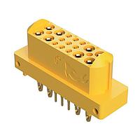 Amphenol Positronic GFSH89F93H/AA Connectors Mixed Density Power Connector,8 size 16 and 9 size 22 contacts,Socket (Female),Press-Fit