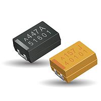 KYOCERA AVX TCJD107M016R0050E Conductive Polymer Solid Electrolytic Chip Capacitors 16V 100uF 20% 2917 E SR=50mOhm Black Resi