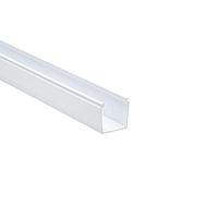 HellermannTyton 181-22011 Solid Wall Wiring Duct Solid Wall Wiring Duct, 2" x 2", Non-Adhesive, PVC, White, 30ft/Box