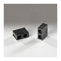 BIVAR H-301C-1-140 LED Mounting Hardware LED Holder,Right Angle,3 mm LED, 2 Level,.140/.340 Center Line, Single,2 Lead,Molded Nylon,Black