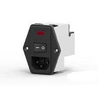 Corcom - TE Connectivity PE0SXDH3B Inlets 3A DUAL FUSE HORIZONTAL MOUNT