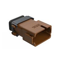 Amphenol SINE Systems AT16-18PD-EKSR02 Receptacle 18 Position Receptac Cap, Keyed D, Brown
