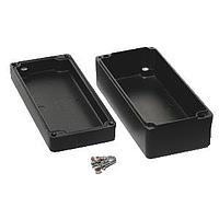 Hammond Manufacturing 1590Z135BK Thick Wall Heavy Duty Aluminum 6.91x1.7x3.2"Black