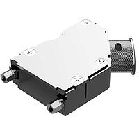 Amphenol Positronic D15000AKNT20/AA Banded Backshell D-Sub Backshell Banded Ellipt Side slot, F, UNC 4-40 treads/washer set, Size 2