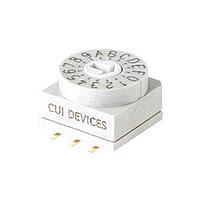 Same Sky (formerly CUI Devices) RDS1-16S-1065-SMT-TR-67 DIP Switches 16 Position Surface Mount 2.54 mm Pitch IP67 Flush Arrow Actuator DIP Switch