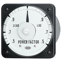 SEW LS-110PF, LS-80 PF Sew LS-110PF, LS-80 PF Wide Angle Scale Power Factor Meter ( ± 5%f.s)