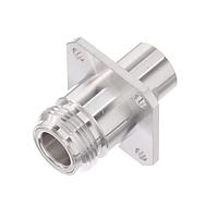Radiall R161277000 Connectors N / STRAIGHT SQUARE FLANGE JACK CLAMP TYPE - CABLE .141