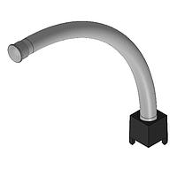 BIVAR UHF4-2.000-Y-67 Flexible Light Pipes Unibody High Flex, IP 67, 4mm Light Pipe Diameter, 2.000 in. Light Pipe Length, Adapter Included