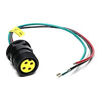 Molex 1300030046 AC Power Cords QC 4P FR 12IN 14/1 PVC LDS