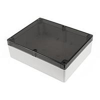 Hammond Manufacturing 1554Y2GYSL Enclosures General Enclosure - Grey/Smoke Lid - 11.8 x 9.5 x 3.7in - Polycarbonate - N4X