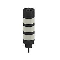 Banner Engineering TL50BYRGAQ Tower Lights Tower Light: 4-Color Audible Indicator; Voltage: 18-30 V dc or 24 V ac; Environmental Rating: IP50; Input: Bimodal; Colors: Blue Yellow Red Green; 8-pin M12 Integral QD