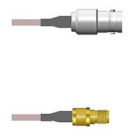 Amphenol Custom Cable Q-0202T0001096i RF Cable Assemblies BNC-SJ/SMA-SJ G178 96I