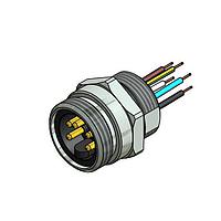 Amphenol CONEC 41-40120 Straight SAL-7/8-FS4PE-0.5/250