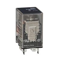 Schneider Electric Relays 782XBXC-48D Cube 782 Ice Cube Relay DPDT, 15A, Plain Cvr