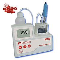 MILWAUKEE Mi455 Mini-titrator for the determination of FREE & TOTAL SULPHUR DIOXIDE in wine analysis