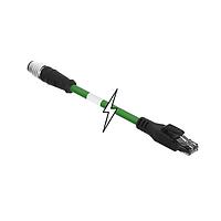 Molex 1201080260 Ethernet Cables / Networking Cables M12-4P(D)-MM-ST/ RJ45-M-20M-PUR