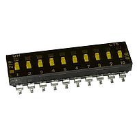 CTS Electronic Components 219-10LPST DIP Switches SPST 10 switch sections
