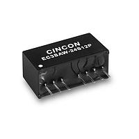 Cincon EC3SAW-48S15P Isolated DC-DC Converter, 3 Watt, 4:1 Input Range, 18-75VDC Input, 15VDC Output, 1500VDC min. Isolation, Non-Conductive Black Plastic, SIP