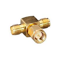 Linx Technologies - TE Connectivity ADP-SMAM-SMAF-T-G RF Adapters - Tee SMA Male to SMA Female Tee Adapter