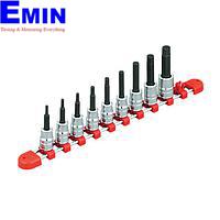 KTC TBT309BH sq. Hex. Bit Socket Set (3/8",9 pcs)