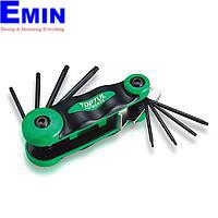 TOPTUL AIFB0802 - 8-in-1 Foldable Star Key Wrench Set