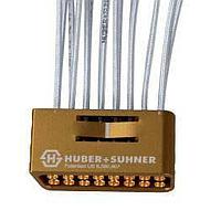 HUBER+SUHNER MF53/2x8A_21MXP/21MXP/152_1 RF Cable Assemblies Multicoax jumper, 2x8, MXP jack(f) to MXP jack(f), pin map 1 to 1, 152mm