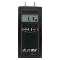 Dwyer 475-4-FM Handheld Digital Manometer for Air/Gas Pressure, 1 inH2O to 150 psid (± 0.5 %, 10 psi, Barbed Connection, 1/8 in)