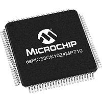 Microchip Technology dsPIC33CK1024MP710T-I/PT Digital Signal Processors & Controllers - DSP, DSC 16 Bit DSC, Single Core, 1024K Flash, 128K RAM, 100MHz, 100Pin, CAN, T/R