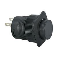 Shin Chin R13-508A-05-BB Pushbutton Switches SPST OFF-(ON) BLACK