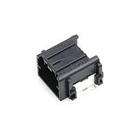Molex 34912-6040 Shrouded MINI50 RA HDR SMT 4CKT POL A BLK Au