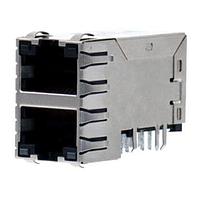 TRP Connector 2250577-1 Magnetic Jack RJ45 2X1 1G NONPOE GY/GY GY/GY WAVE