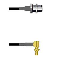 Amphenol Custom Cable Q-1T03H0003096i RF Cable Assemblies N-SJB/SMB-RJB G174 96I