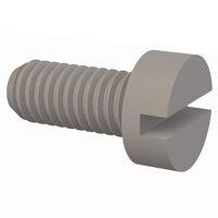 Essentra Components 50M035060D008 Machine Screw Cheese Slotted Screw, M3.5 X .6 Thread, 8mm Lg