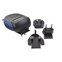 CUI Inc EMMA240125-P6P-IC Wall Mount AC Adapters ac-dc, 24 Vdc, 1.25 A, SW, multi-blade, A/E/N/B blades, P6 center pos, level V, MED