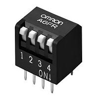 Omron Electronics A6FR-5101 DIP Switches 5 Pole Short Actuator (white)