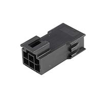 Molex 201444-1106 Plug Housing NANO-FIT PLUG HSG DR 6CKT BLK