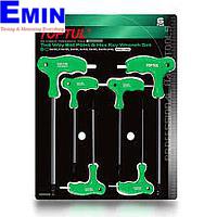 TOPTUL GAAS0601 - 6PCS Two Way Ball Point & Hex Key Wrench Set
