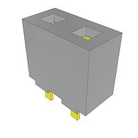 Samtec HPF-02-02-H-S Socket .200"  Power Socket Strip
