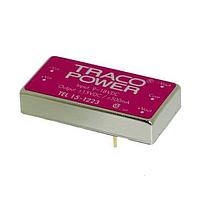 TRACO Power TEL 15-1222 Isolated Product Type: DC/DC; Package Style: 2"x1"; Output Power (W): 15; Input Voltage: 9-18 VDC; Output 1 (Vdc): 12; Output 2 (Vdc): -12; Output 3 (Vdc): N/A