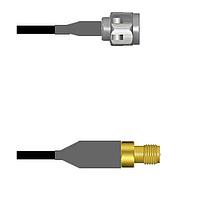 Amphenol Custom Cable Q-2K070000M096i RF Cable Assemblies N-SP/SMA-SJ LMR24 96I