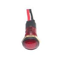 Mallory Sonalert FL1P-8NW-1-R24V Indicators LED RED 8MM NUT 24VAC/DC