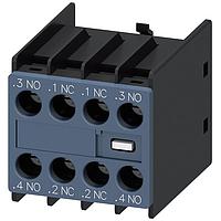SIEMENS 3RH29111FA22 Electromechanical Contactors AUXILIARY SWITCH 2NO+2NC S00 & S0 SCREW