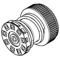 AMP Connectors - TE Connectivity 2016531-2 Connectors Bd to Filter Screw in Type, 6.7mm