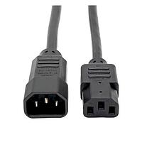 Tripp Lite P004-010 AC Power Extension Cord 10' Pwr Cord Adapter 100V-250V C14-C13
