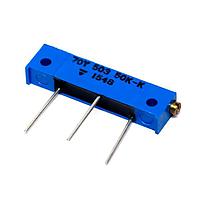 Vishay Spectrol M70Y503KB25 Trimmer Resistors - Multi Turn 1-1/4"REC 50Kohms Printed Circuit Pins