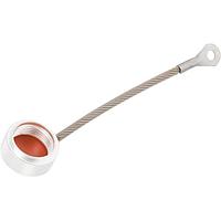 Amphenol SV Microwave M39012/25-0111 Single Port Connectors Type N Male Dust Cap Wire Rope