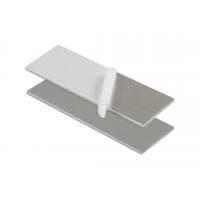 Hammond Manufacturing 1593PAL10 Panel, End 1593P END PANEL 10 PACK