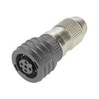 HARTING 21031112415 Connectors M12-S-PP-CC-IDC-3P-ACOD-F-STR, M12-S PP female A-coded 4-pole unshielded